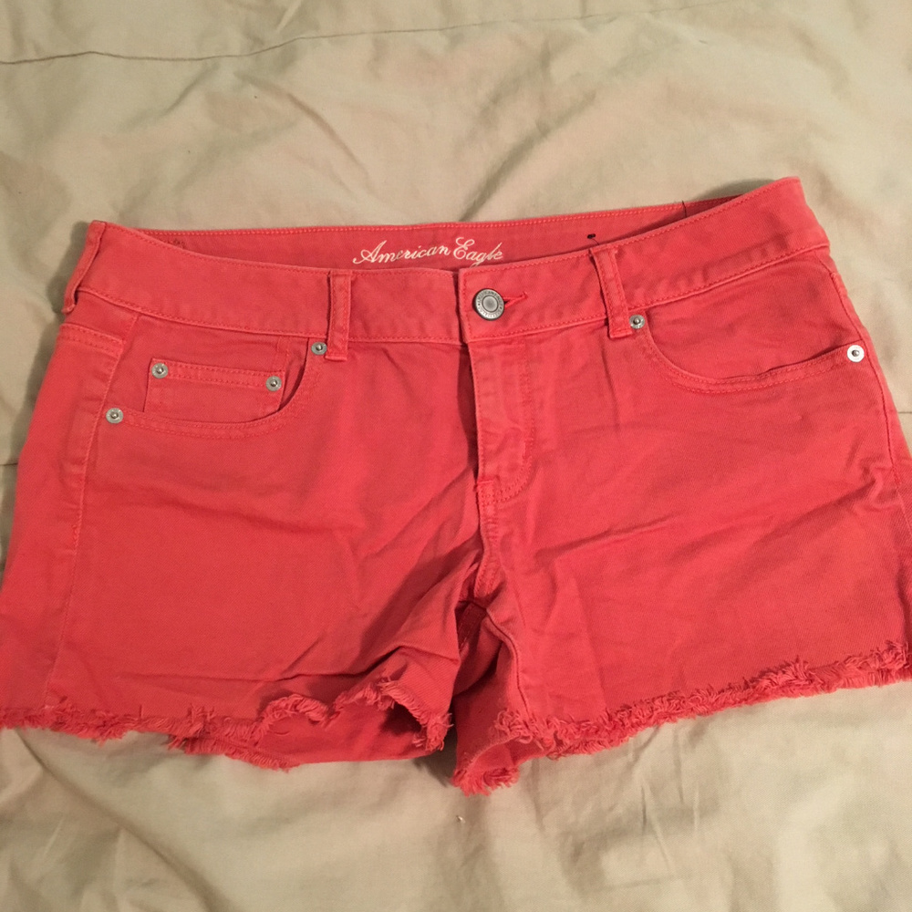 Used American Eagle Pink Shorts, Size 14